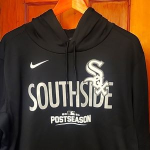 Mens Large Nike Chicago White Sox Dri-fit hooded sweatshirt